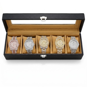 Reloj de Diamantes Moissanite Vvs, Reloj de Lujo de Marca Superior Estilo Hip Hop, Reloj con Incrustaciones de Diamantes, Pasa el Test de Diamantes, Reloj de Diamantes Vvs para Hombre - Product Image 6