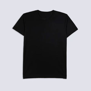 Camiseta de Manga Corta para Hombre, Cuello Redondo, 100% Algodón, Corte Regular, Estilo Casual, Tejido Jersey, Color Liso - Product Image 3