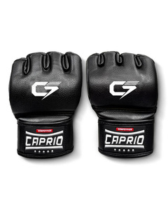 Gants de boxe et MMA personnalisés OEM à marque privée, à doigts ouverts, antidérapants, avec sangle de poignet réglable, en cuir PU respirant pour l'entraînement et le combat - Product Image 2