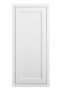 Mueble de Cocina de Madera, Gabinete Alto de Pared con Puerta Sencilla, Estilo Shaker, Color Blanco, Muebles para el Hogar W0936 - Product Image 4