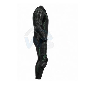 Combinaison de moto pour homme, combinaison de moto de qualité supérieure, en cuir, style course, design personnalisé, combinaison de moto de protection - Product Image 3