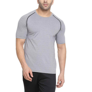 T-shirt de fitness pour hommes, tissu léger, anti-transpiration, vêtements de sport OEM, fournisseur de t-shirts de sport pour hommes - Product Image 1