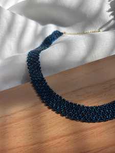 Collier ras-de-cou à pampilles noires fait main UO, bijoux vintage pour femmes, pièce maîtresse pour les soirées, bijoux de soirée par UO INDIA - Product Image 3