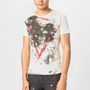 Nouveauté T-shirt en tissu éponge pour homme de haute qualité Impression de logo personnalisée par sublimation Couleur personnalisée Anti-froissement Séchage rapide Style décontracté - Product Image 1