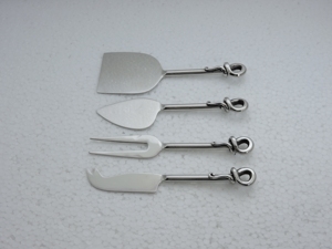 Stainless Steel <b>Cheese</b> Utensil <b>Set</b> 4 Piece Spatulas Serving Tools Kitchen Cutlery Dishwasher Safe - Product Image 5