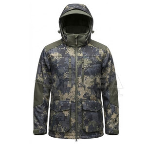 Chaqueta de Caza para Hombre RICSA, Ligera, Impermeable, Cortavientos, Transpirable, con Capucha, Resistente para Uso en Campo - Product Image 2
