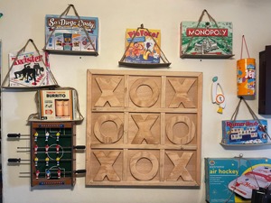 งานฝีมือไม้ธรรมชาติ เกมติ๊กแท็กโท ของตกแต่งบ้าน เกมบันเทิงสำหรับผู้ใหญ่ ชุดเกมครอบครัว XO เกมสำหรับเด็ก - Product Image 5