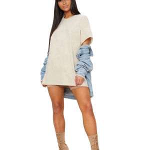 Camisetas Casuales con Cuello Redondo, Logotipo Personalizado, Corte Holgado, Estilo Urbano, Spandex/Algodón, Manga Corta, Impresión Digital, Camiseta de Moda para Mujer - Product Image 3