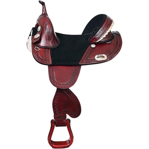Silla de Montar de Cuero Genuino al por Mayor para Caballos, Equipo Ecuestre Occidental, Arreos Decorativos Personalizados, Fabricante OEM ODM - Product Image 1