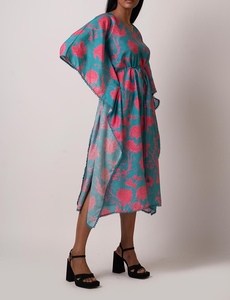 Hot Sale <b>kaftan</b> Women's Bohemia Loose Fit Polyester <b>Summer</b> Dress Beautiful Islamic clothing for women Traditional Muslim Cloths - Product Image 4