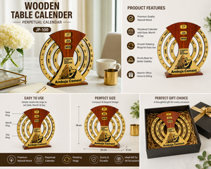 Corporate Wooden Desk <b>Calendar</b>-Personalized <b>Digital</b> Printing Promotional Gift for Mother's Day & Christmas - Product Image 2