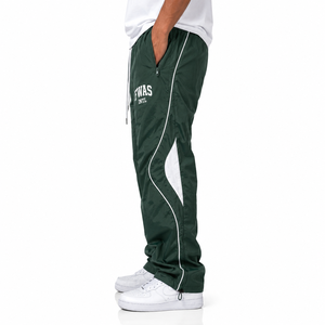 Wholesale Men's Custom <b>Track</b> <b>Pants</b> Elastic Waist Drawstring Casual Sweatpants Side Stripe Lightweight Polyester men's <b>pants</b> USA - Product Image 4