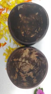 Bol de service en bois, ensemble de bols en bois pour servir des salades, des collations, des fruits secs et pour la table à manger, finition naturelle en bois de manguier - Product Image 3