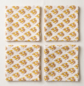 Serviettes en gros pour mariage, fabrication de serviettes personnalisées à impression au bloc, sets de table en coton 100% pour table à manger, style indien - Product Image 6