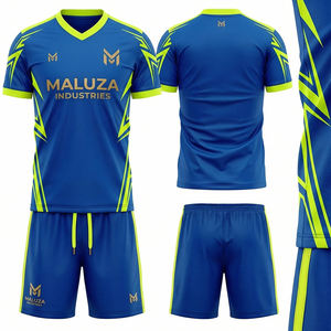 Conjunto de Uniforme de Fútbol Sublimado de Alta Calidad, Uniforme de Equipo Personalizado, Kit de Fútbol Atlético de Secado Rápido, Venta al Por Mayor, Envío Global - Product Image 6