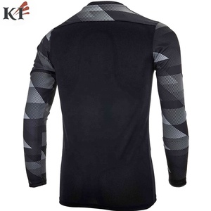 High Quality Custom Breathable Polyester <b>Mesh</b> <b>Long</b> <b>Sleeve</b> Adult Unisex Soccer Goalkeeper 100% Jersey Custom Logo Summer All - Product Image 2