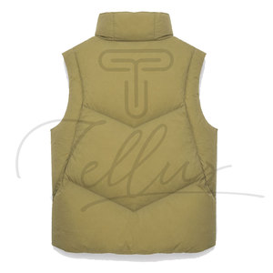 Chaleco Acolchado de Invierno Casual a Prueba de Viento con Logotipo Personalizado al Mejor Precio, Venta Caliente, Transpirable, Cómodo, Servicio OEM, Ropa Exterior para Hombre - Product Image 3