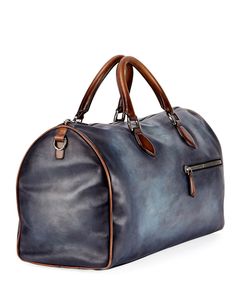 New Arrival Luxury leather Duffle Bag Adjustable <b>Strap</b> Zipper Closure Large Capacity Multi-Function for Travel Daily - Product Image 6