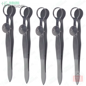 Color personalizado Desmarais tracoma y Chalazion fórceps Oftalmología instrumentos quirúrgicos de alta calidad 4 Uds acero inoxidable - Product Image 4