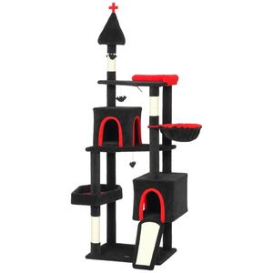 Torre per Gatti Premium, Albero per Gatti e Struttura per Arrampicata con Tiragraffi, Stimola l'Esercizio e il Gioco Felino - Product Image 5
