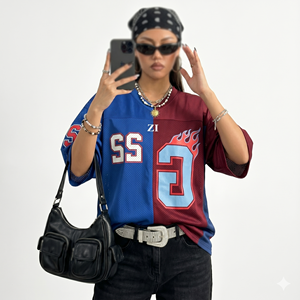 Jersey de Fútbol Americano de Diseño Personalizado, Uniforme de Equipo OEM, Camiseta Deportiva Transpirable de Manga Larga, Proveedor Mayorista - Product Image 3