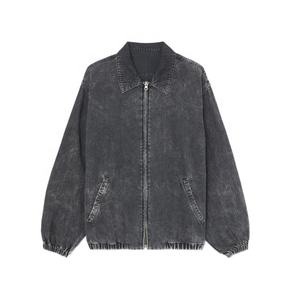 Chaquetas de trabajo de lavado vintage de diseño personalizado OEM Chaqueta de trabajo de talla grande de lavado de lujo para hombres - Product Image 1