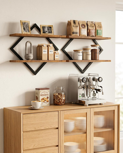Juego de 2 Estantes Flotantes Modernos para Pared, para Sala de Estar, Dormitorio, Cocina, Oficina, Estudio, Decoración del Hogar, Almacenamiento - Product Image 4