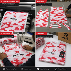 Camisetas de Baloncesto Sublimadas Personalizadas para Hombre, Talla Grande, Sin Mangas, 100% Poliéster, Reversibles y Duraderas - Product Image 5