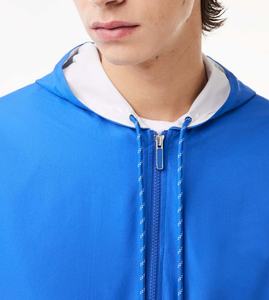 Chaqueta Cortavientos Impermeable de Alta Calidad con Cremallera, Chaqueta Cortavientos Deportiva Transpirable Personalizada con Bloques de Color para Hombre - Product Image 4