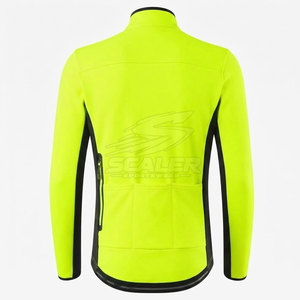 Best Price Customized Winter <b>Cycling</b> <b>Jacket</b> with Full Zip Design Long Sleeves Rear Pockets Quick Dry Spandex/Polyester for <b>Men</b> - Product Image 3