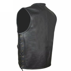 Nouveau Gilet de Motard en Cuir de Qualité Supérieure pour Hommes, Prix de Gros, Gilet de Moto en Cuir pour Hommes avec OEM - Product Image 3