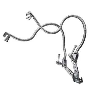 ชุดอุปกรณ์ยืดหัวกะโหลกสำหรับศัลยกรรมประสาท ยี่ห้อ Leyla จำนวน 2 ชิ้น ทำจากสแตนเลส ใช้สำหรับการผ่าตัดกระดูกสันหลังและสมอง เหมาะสำหรับใช้ในโรงพยาบาล - Product Image 1