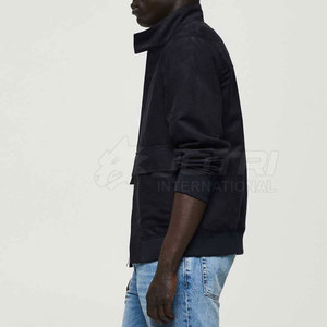 <b>Suede</b> <b>Leather</b> <b>Jackets</b> Premium Soft Outerwear Classic Zip Front Design Comfortable Fit Winter Breathable Eco-Friendly Casual - Product Image 4