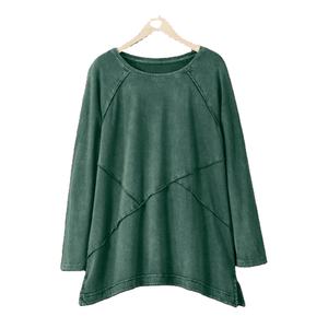 Camiseta de Lino para Mujer, Lista para Enviar, Tejido Transpirable y Suave, Ligera para Uso Diario en Verano - Product Image 4