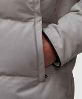 Veste matelassée unie pour homme, coupe-vent, décontractée, d'hiver, en polyester, rembourrage épais, coupe ample, à capuche, fermeture éclair sur le devant