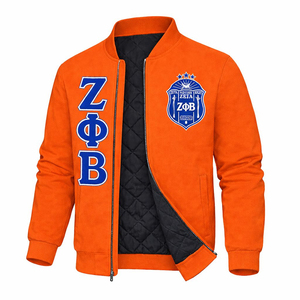 เสื้อแจ็คเก็ตบอมเบอร์ผ้าซาตินปักลายตัวอักษรกรีกแบบกำหนดเอง - สไตล์เบสบอลสำหรับผู้ชาย, ผ้าไหม, ขายส่งจำนวนมากสำหรับชมรมนักศึกษา - Product Image 5