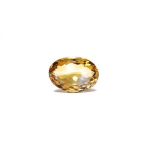 4.75 Carat Faceted Oval Citrine Loose Gemstone for Fine Jewelry - Product Image 1