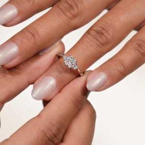 Anillo de Compromiso con Diamante Cultivado en Laboratorio de Corte Cojín de 1.20ct, Oro Sólido de 10K, 14K, 18K, Claridad E, VVS, Certificado IGI - Product Image 3