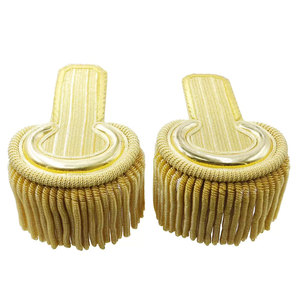 Épaulettes décoratives de qualité supérieure, couture soignée, légères, en coton/nylon/polyester écologiques, personnalisables, haute qualité - Product Image 1