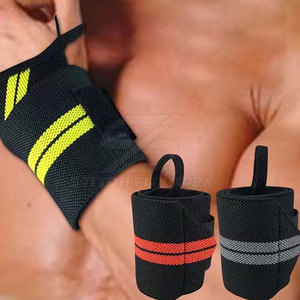 Custom Gym Wrist Wraps for Powerlifting Cross Training and Weightlifting Heavy Duty <b>Nylon</b> Wrist Wraps Adjustment, Breathable - Product Image 3