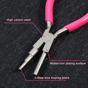 Alicates de Acero con Alto Contenido de Carbono para Doblar Alambre con Cortador, Alicates de Acero Inoxidable para Hacer Joyería, Alicates para Abalorios - Product Image 3