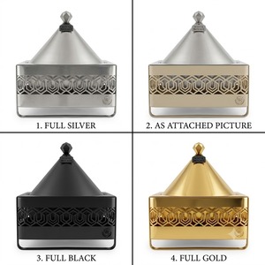 Premium Royal Design Square Stainless Steel <b>Buffet</b> Chafing Dish Elegant Mirror Finish Food <b>Warmer</b> for Luxury Gulf Ramadan Majlis - Product Image 6
