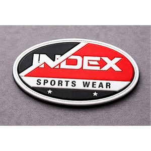 Custom made PVC patches 3D rubber logo waterproof durable custom design <b>velcro</b> backing heat press badge bulk supply - Product Image 4