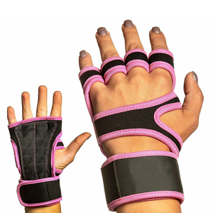 ถุงมือออกกำลังกายแบบเต็มฝ่ามือ ป้องกันข้อมือ สำหรับยกน้ำหนัก เพาเวอร์ลิฟติ้ง ฟิตเนส ใช้ในยิม ขายส่ง สำหรับทุกเพศ - Product Image 5