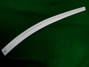 Regla de Aluminio para Modista DK-958 de 24 Pulgadas/60 cm |   Regla de Curva Francesa para Coser - Product Image 1