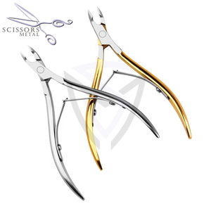 Pince à cuticules professionnelle en acier inoxydable pour les doigts et les orteils, nouvelle pince à cuticules pour manucure et pédicure, fabriquée au Pakistan - Product Image 1