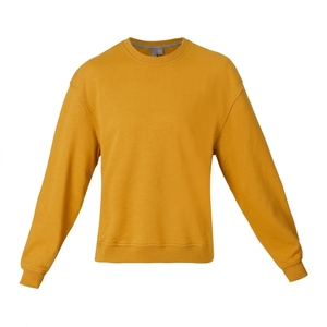 Sweat à capuche pour homme 410g en molleton argenté chaud à col ras du cou, couleur unie - Tissu tissé personnalisable en mélange coton-polyester, coupe classique - Product Image 6