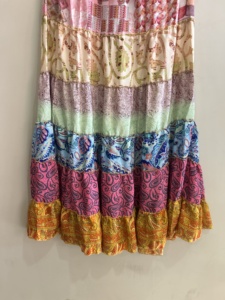 <b>Patchwork</b> Boho Gypsy Women <b>Skirt</b> Flare Maxi <b>Skirt</b> Dance <b>Skirt</b> Floor Length - Product Image 6