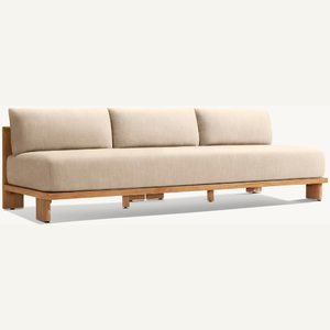 โซฟาเก้าอี้ไม้สักรักษ์โลก ลดราคาพิเศษ พร้อมฟองน้ำนุ่มสบายสำหรับนั่ง ดีไซน์ทันสมัยและทนทาน - Product Image 4