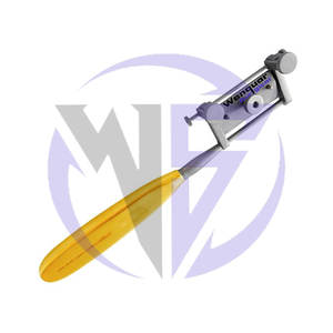 Cuchillo de injerto de piel médico, dermatomo manual para cirugía plástica, mango dorado, instrumentos fabricados por Wenquar, acero inoxidable - Product Image 6